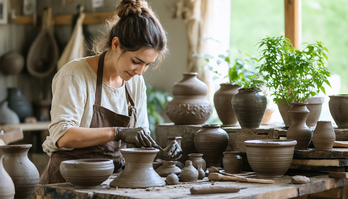découvrez notre kit de poterie complet pour transformer votre salon en un atelier d'artiste inspirant. facile à utiliser, il vous permet de créer des œuvres uniques et développer votre créativité chez vous.