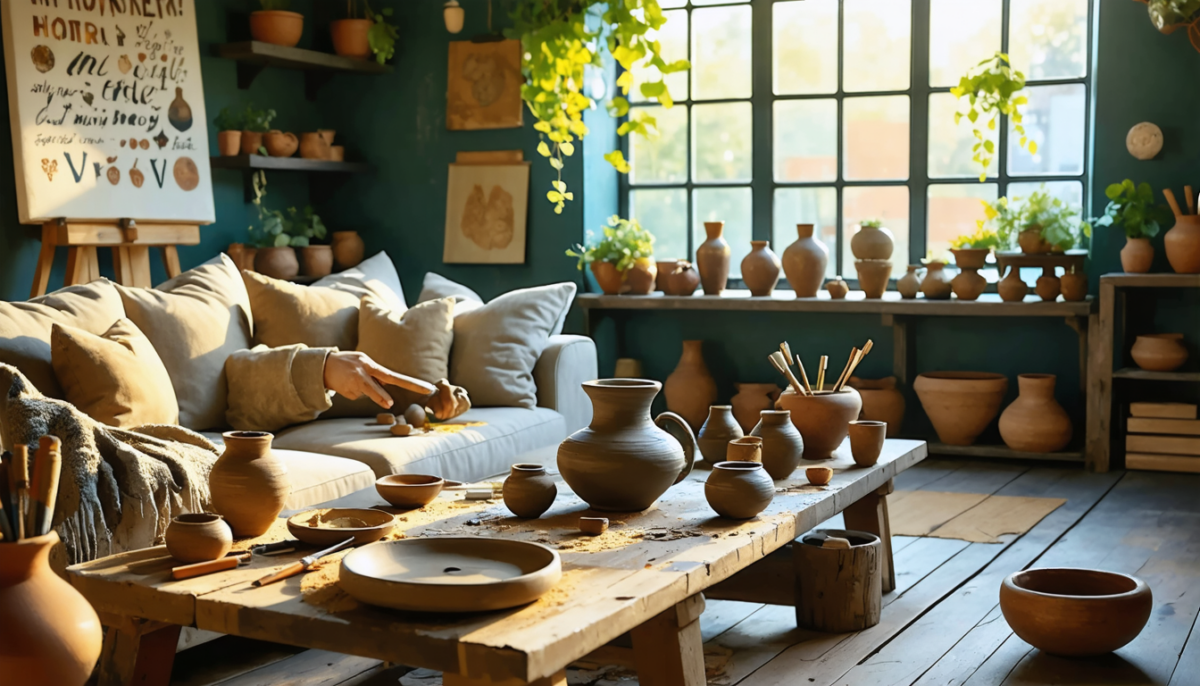 découvrez notre kit de poterie complet pour transformer votre salon en un atelier d'artiste inspirant. parfait pour débutants et passionnés, créez facilement des pièces uniques et développez votre créativité à domicile.