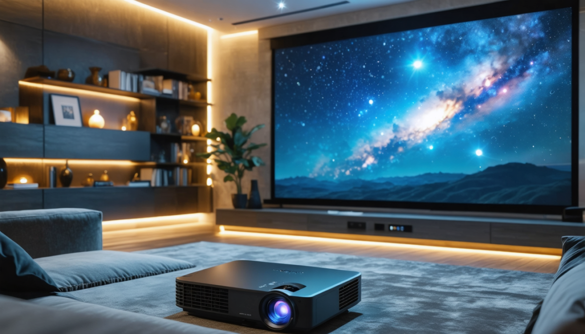 découvrez nos 5 astuces pour choisir le meilleur vidéoprojecteur à moins de 500 € et créer un home-cinéma économique et performant chez vous.